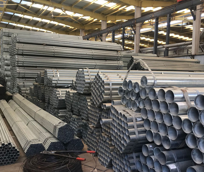 沾化q235b热镀锌带钢管